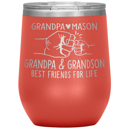 Grandpa & Grandson Bestfriends Tumbler