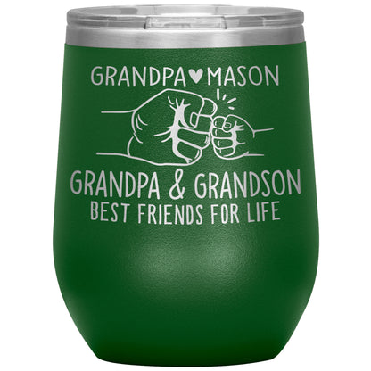 Grandpa & Grandson Bestfriends Tumbler