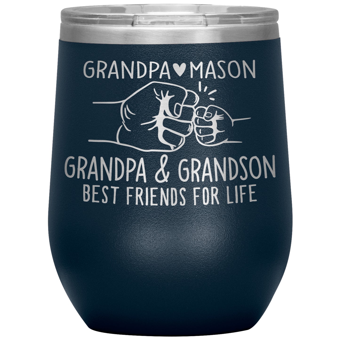 Grandpa & Grandson Bestfriends Tumbler