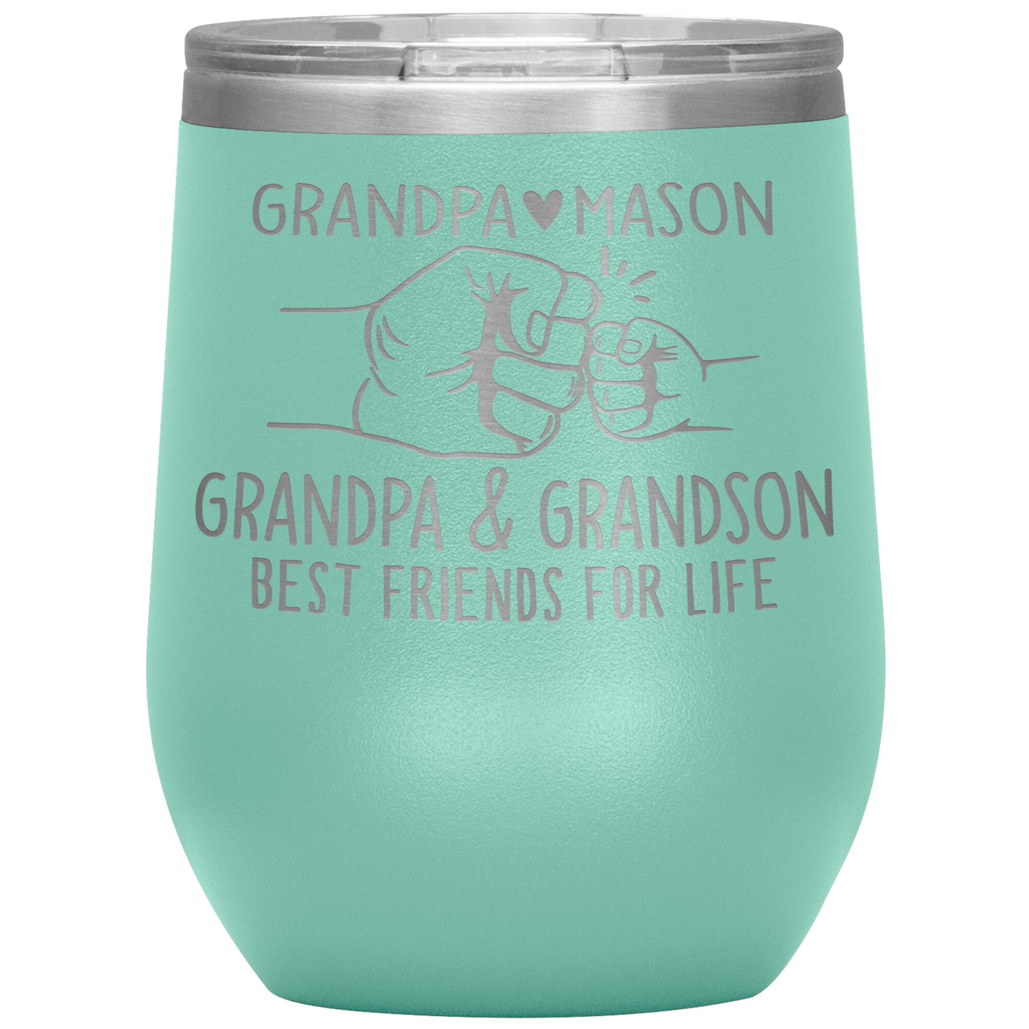 Grandpa & Grandson Bestfriends Tumbler