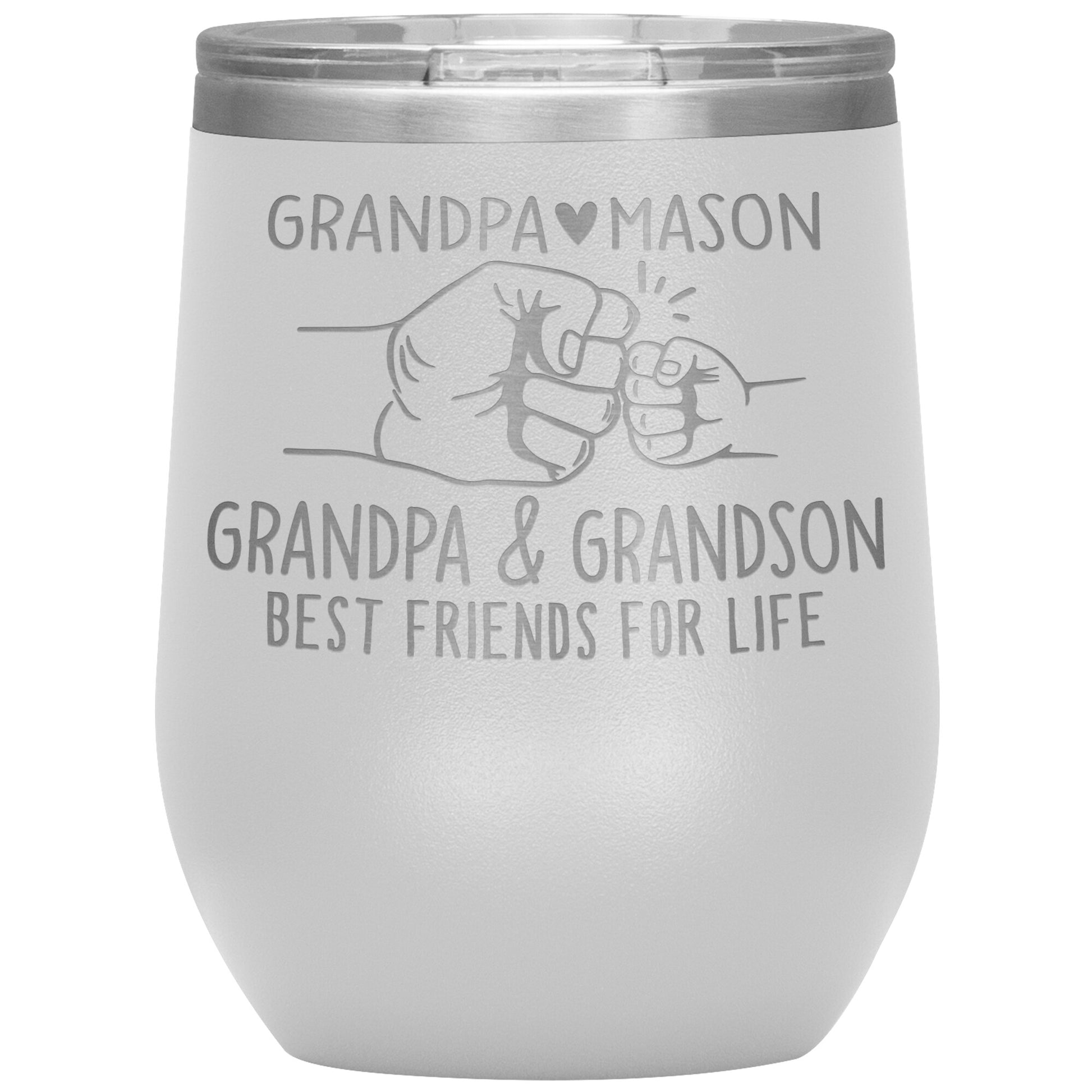 Grandpa & Grandson Bestfriends Tumbler