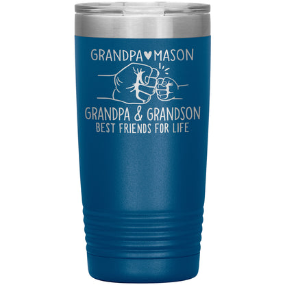 Grandpa & Grandson Bestfriends Tumbler