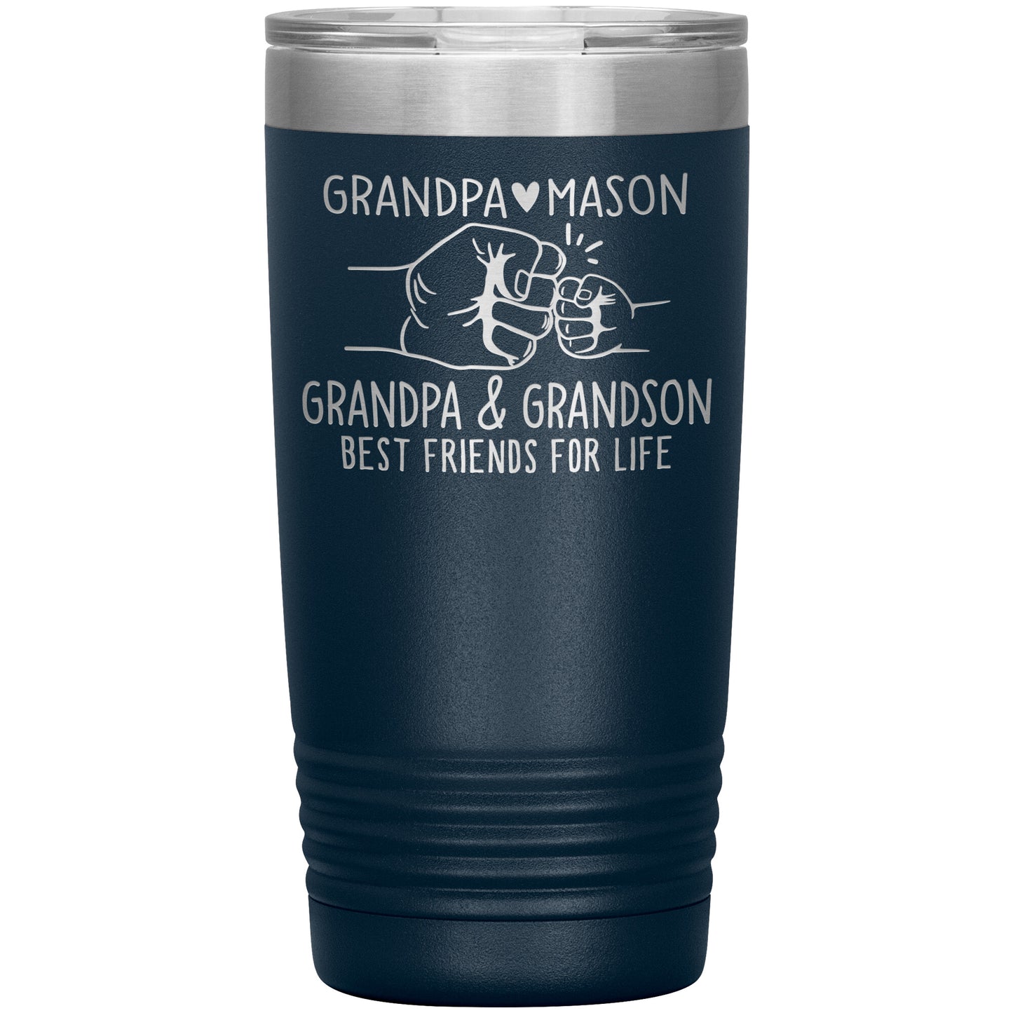 Grandpa & Grandson Bestfriends Tumbler