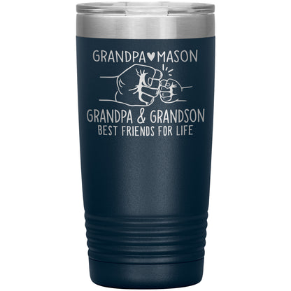 Grandpa & Grandson Bestfriends Tumbler