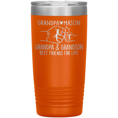 Grandpa & Grandson Bestfriends Tumbler
