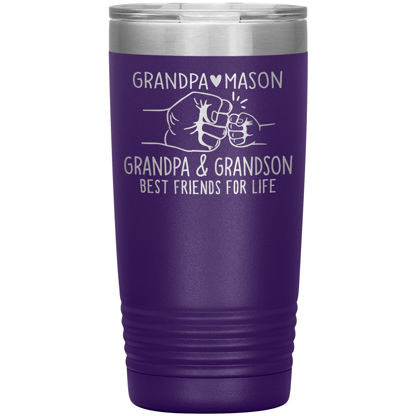 Grandpa & Grandson Bestfriends Tumbler