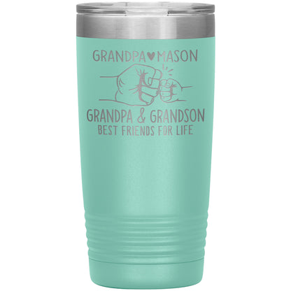 Grandpa & Grandson Bestfriends Tumbler