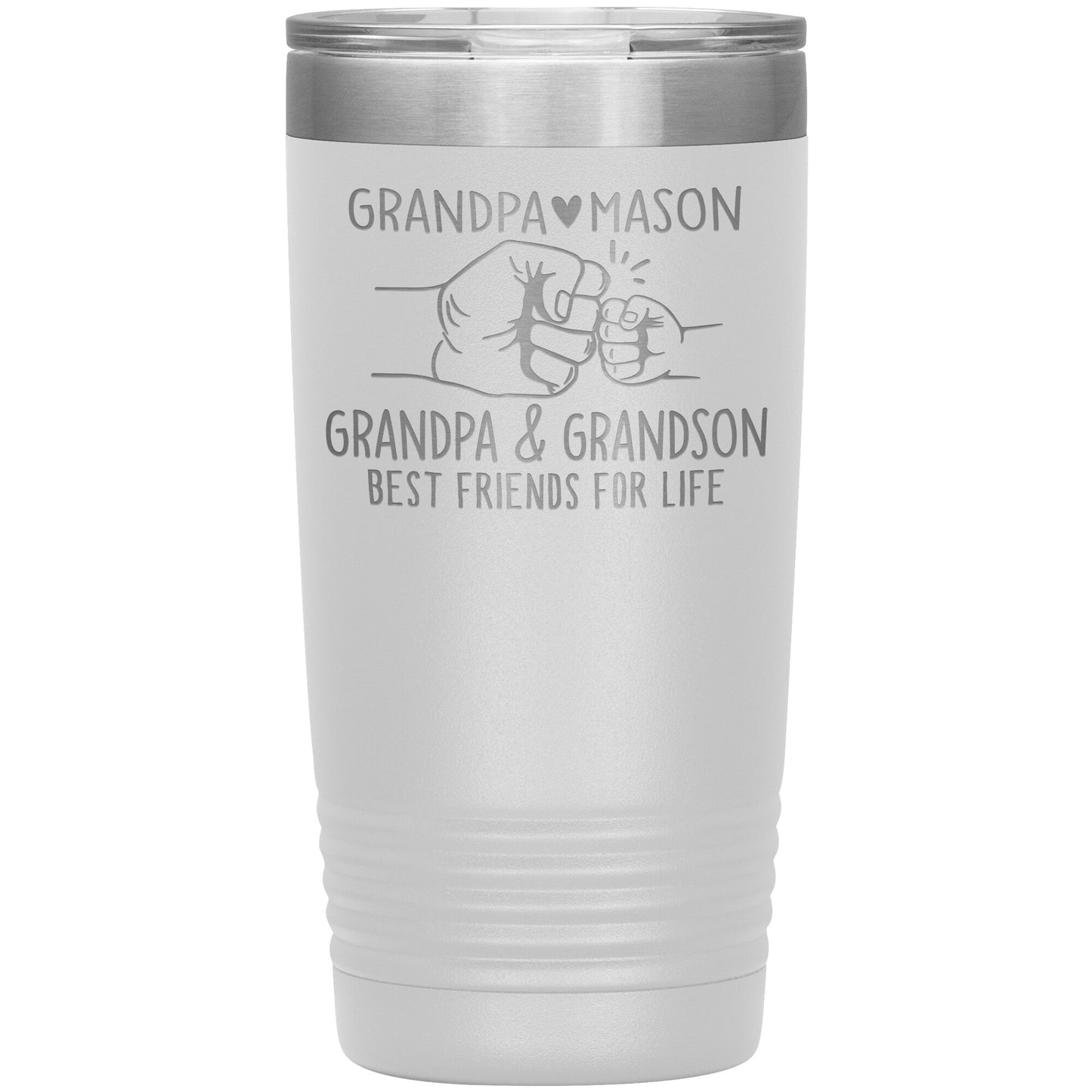 Grandpa & Grandson Bestfriends Tumbler