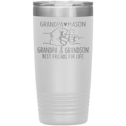Grandpa & Grandson Bestfriends Tumbler