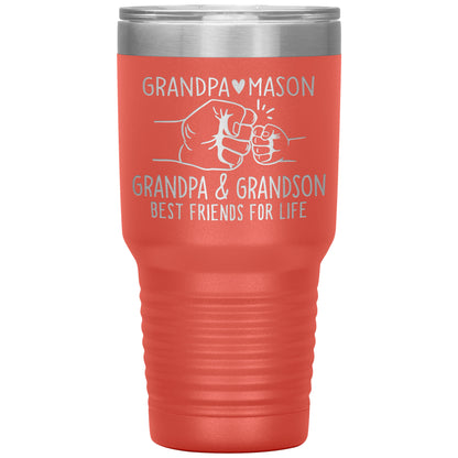 Grandpa & Grandson Bestfriends Tumbler