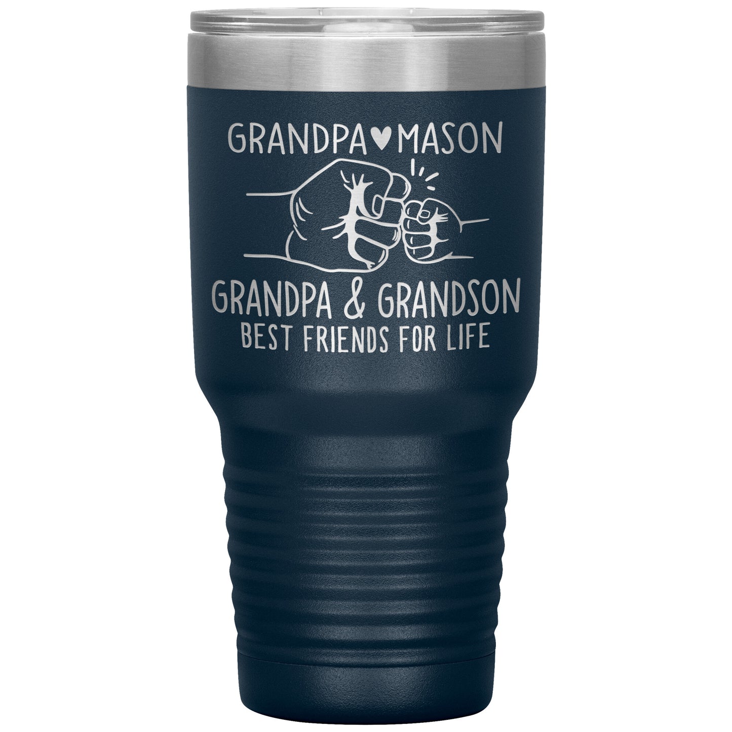 Grandpa & Grandson Bestfriends Tumbler