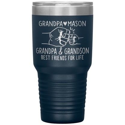 Grandpa & Grandson Bestfriends Tumbler