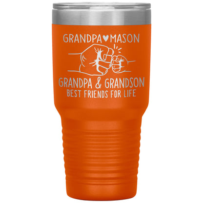 Grandpa & Grandson Bestfriends Tumbler