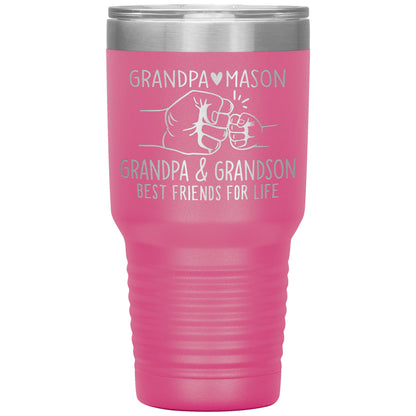 Grandpa & Grandson Bestfriends Tumbler