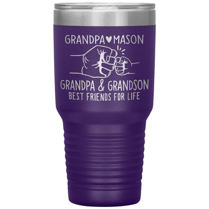 Grandpa & Grandson Bestfriends Tumbler