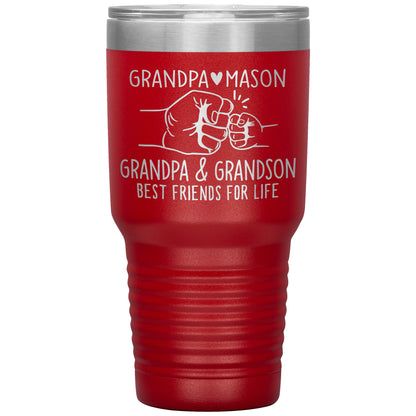 Grandpa & Grandson Bestfriends Tumbler