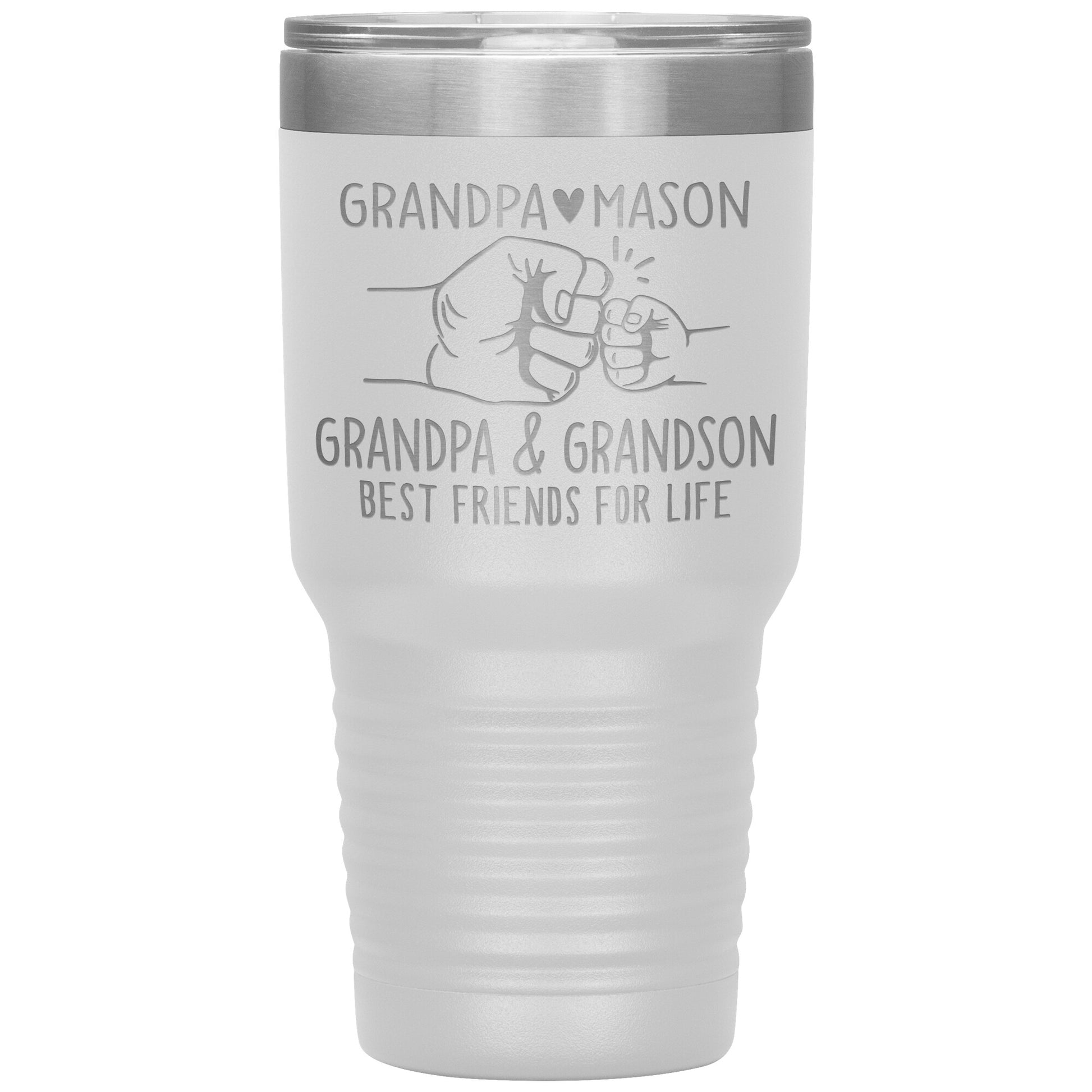 Grandpa & Grandson Bestfriends Tumbler