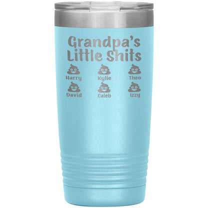 Grandpa's Little Shits Tumbler