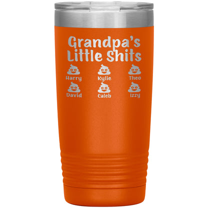Grandpa's Little Shits Tumbler
