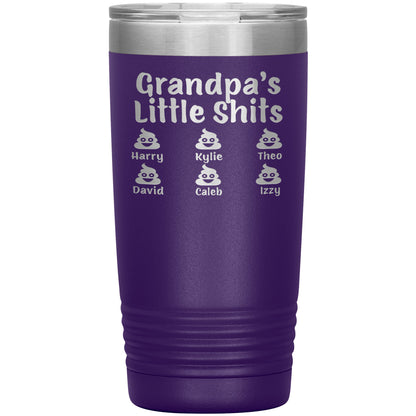 Grandpa's Little Shits Tumbler
