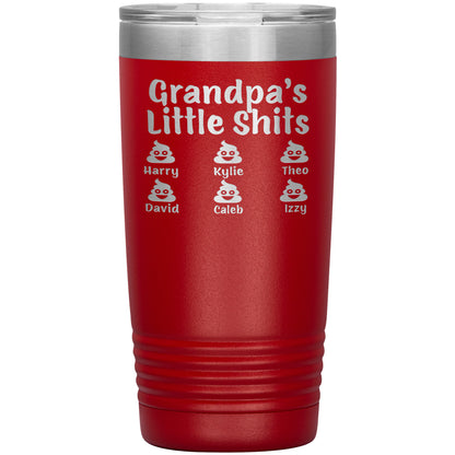 Grandpa's Little Shits Tumbler