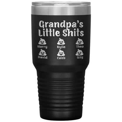 Grandpa's Little Shits Tumbler
