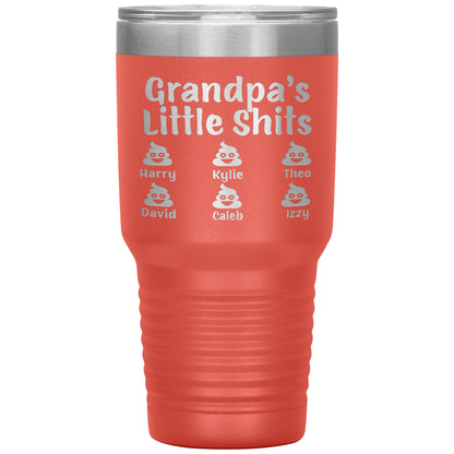Grandpa's Little Shits Tumbler