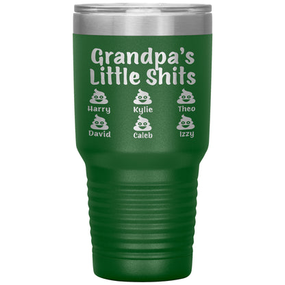 Grandpa's Little Shits Tumbler