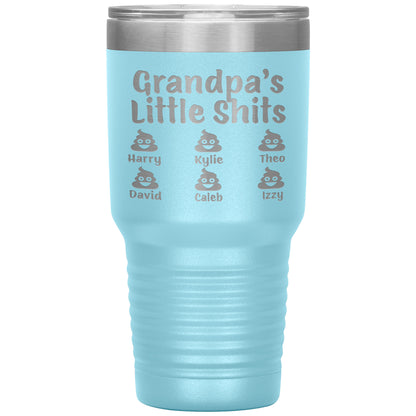 Grandpa's Little Shits Tumbler