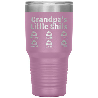 Grandpa's Little Shits Tumbler