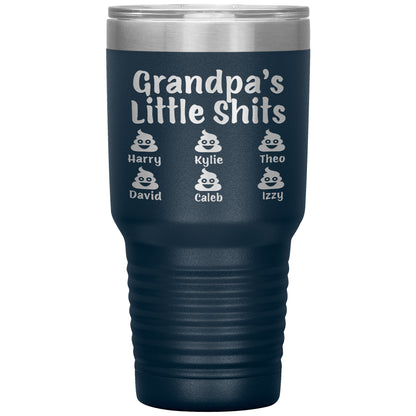 Grandpa's Little Shits Tumbler