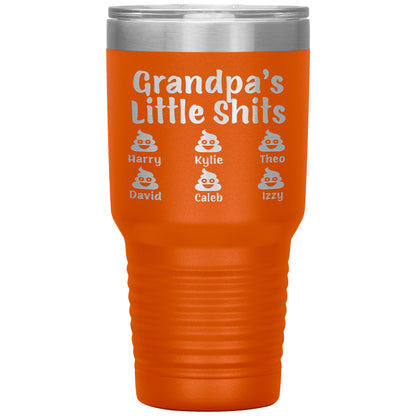 Grandpa's Little Shits Tumbler