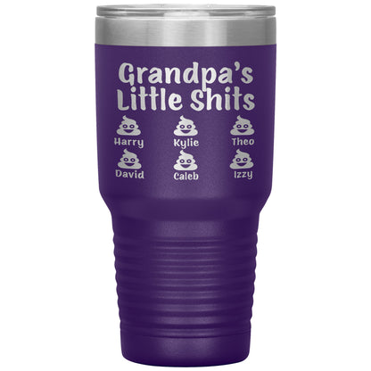 Grandpa's Little Shits Tumbler