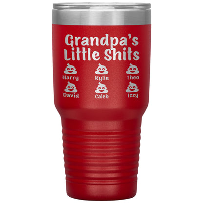 Grandpa's Little Shits Tumbler