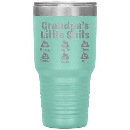 Grandpa's Little Shits Tumbler