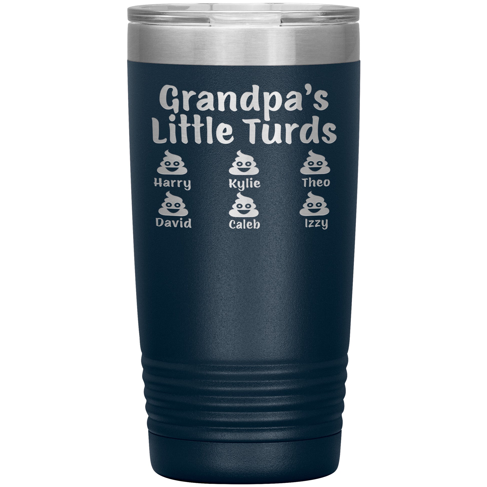 Grandpa's Little Turds Tumbler