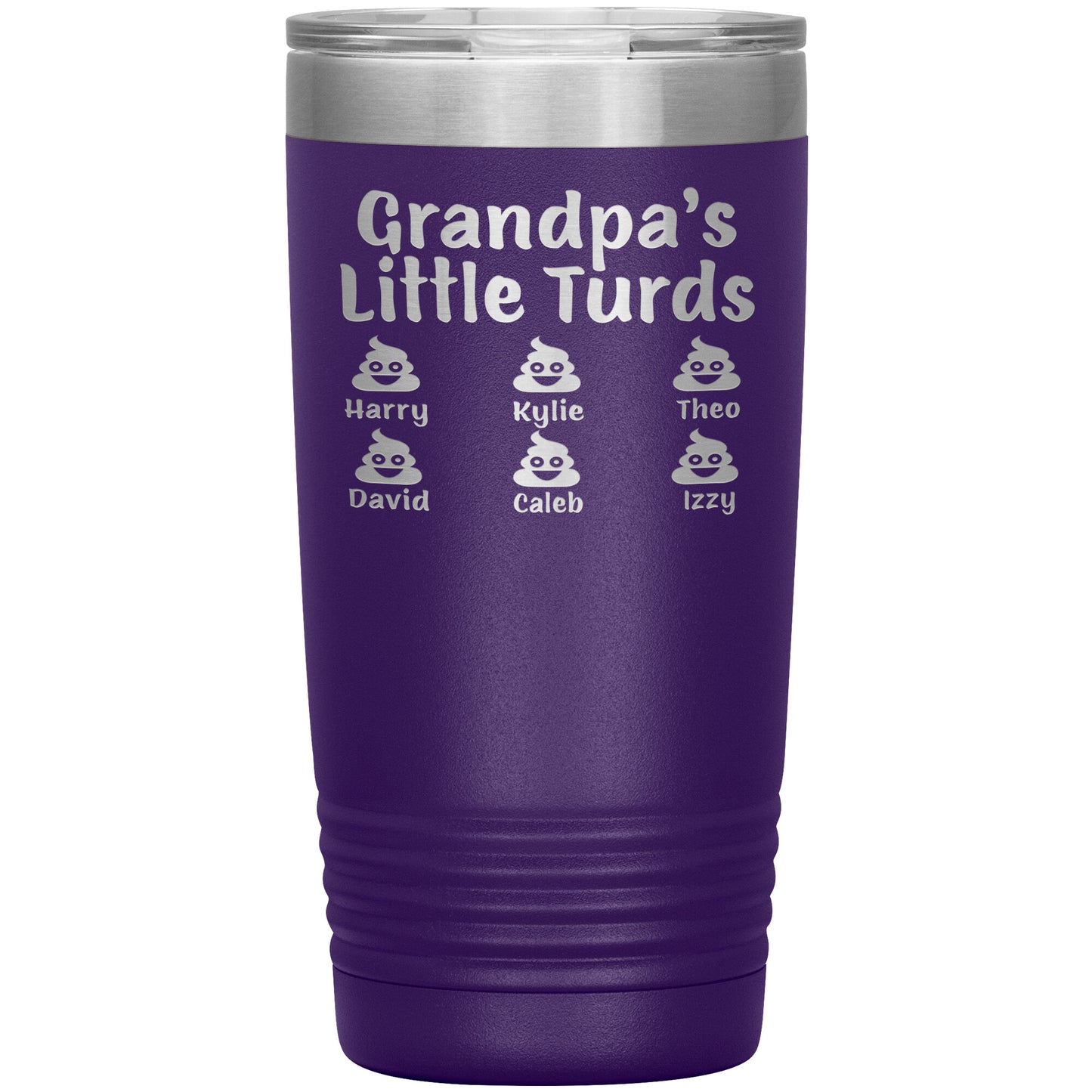 Grandpa's Little Turds Tumbler