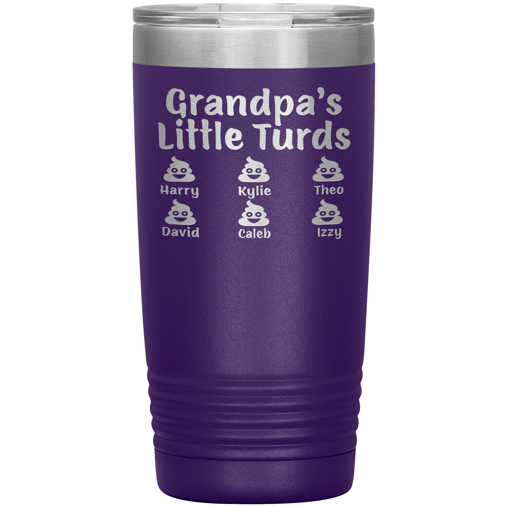 Grandpa's Little Turds Tumbler