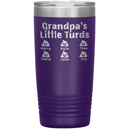 Grandpa's Little Turds Tumbler