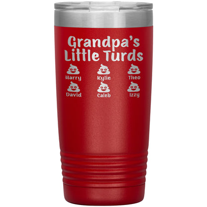 Grandpa's Little Turds Tumbler