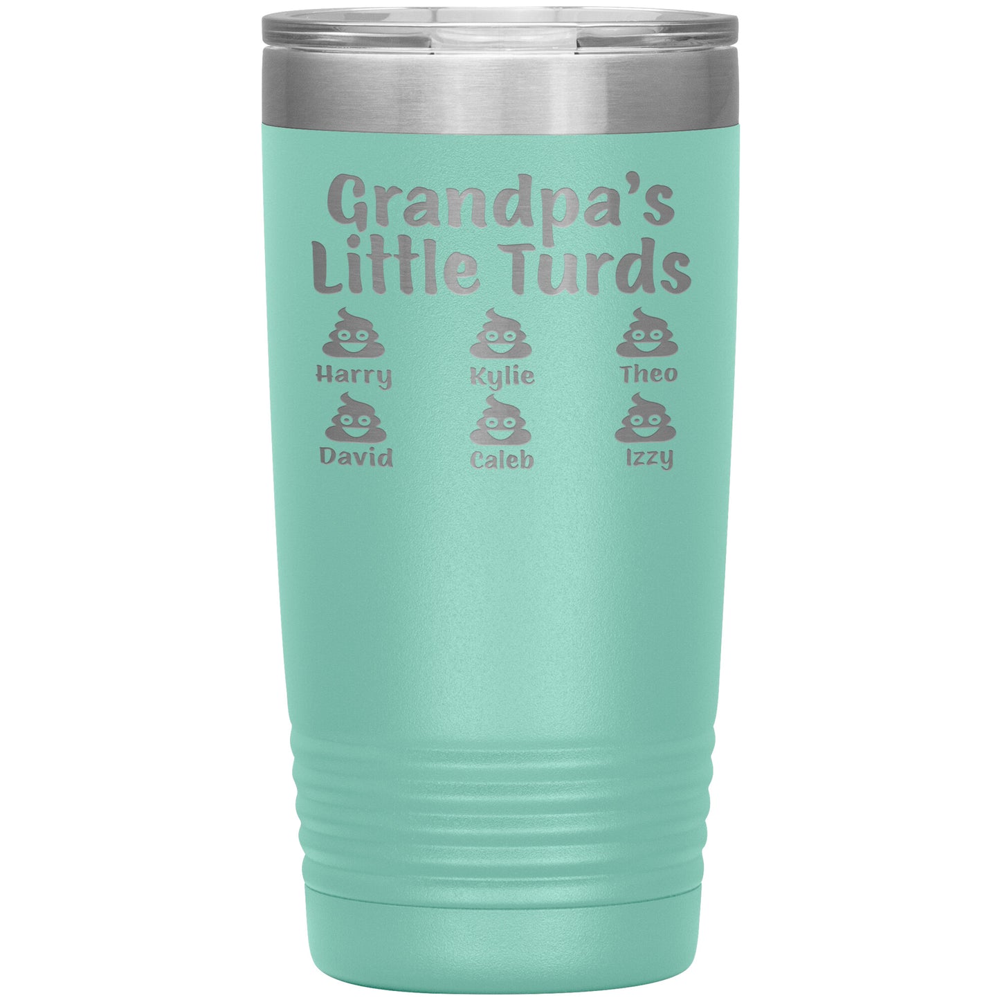 Grandpa's Little Turds Tumbler
