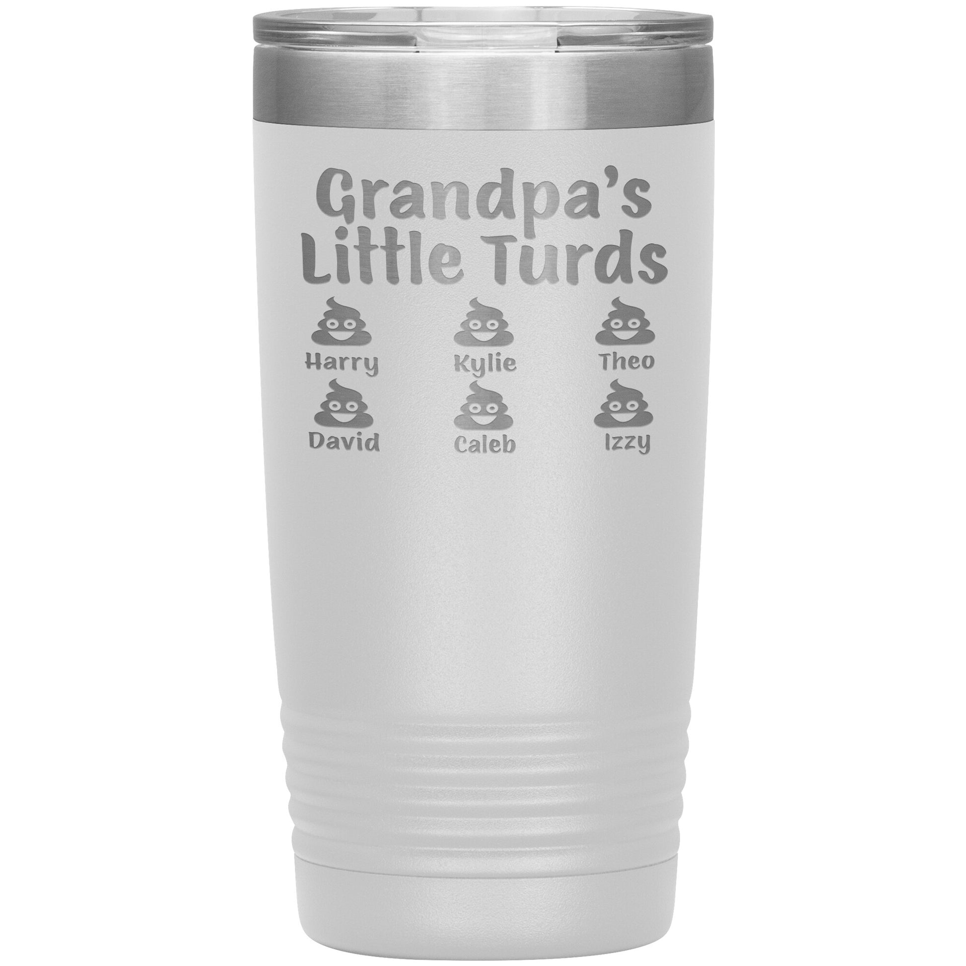 Grandpa's Little Turds Tumbler