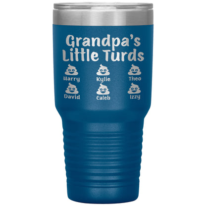 Grandpa's Little Turds Tumbler