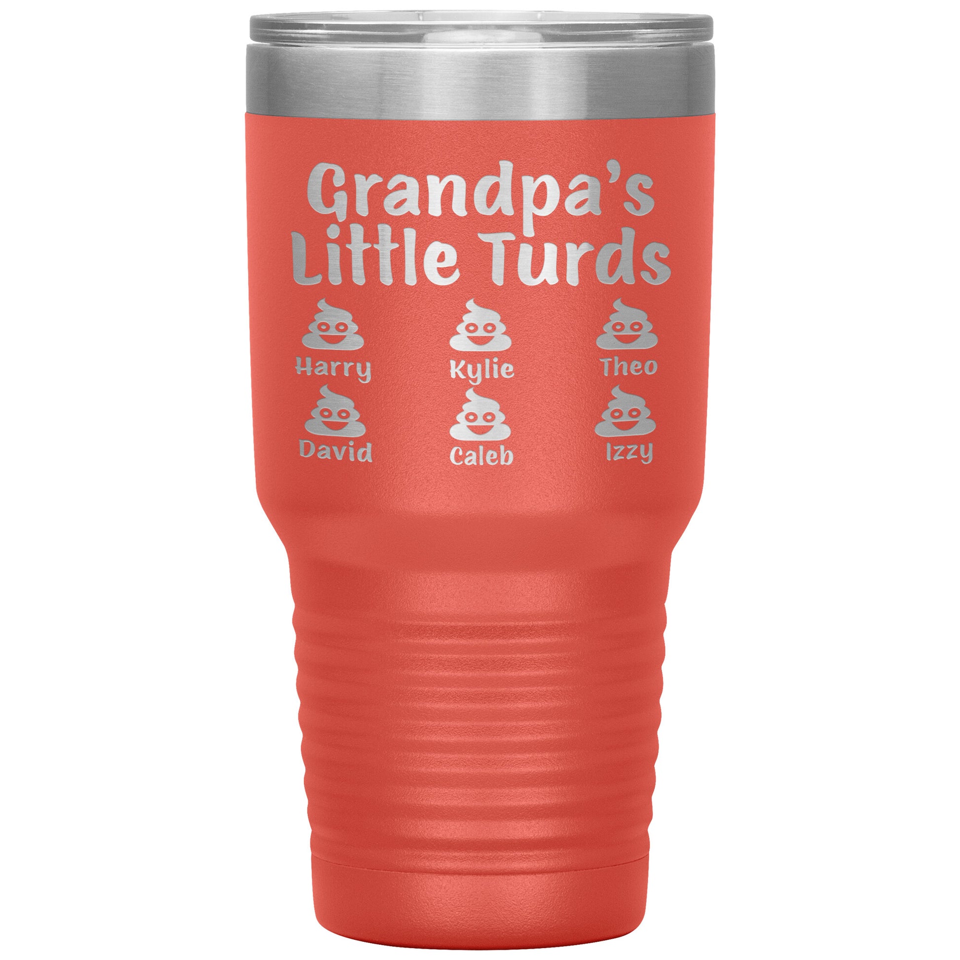 Grandpa's Little Turds Tumbler