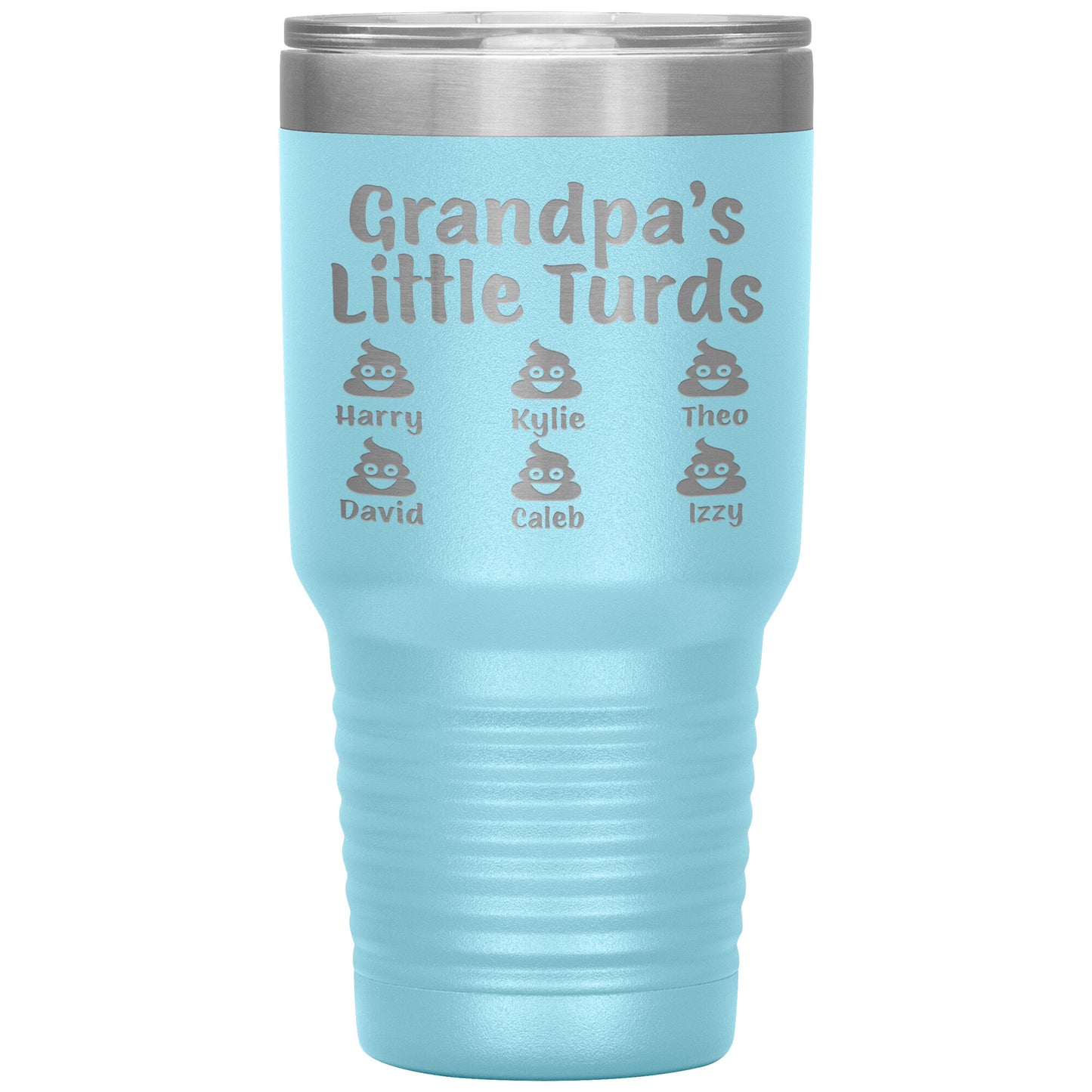 Grandpa's Little Turds Tumbler