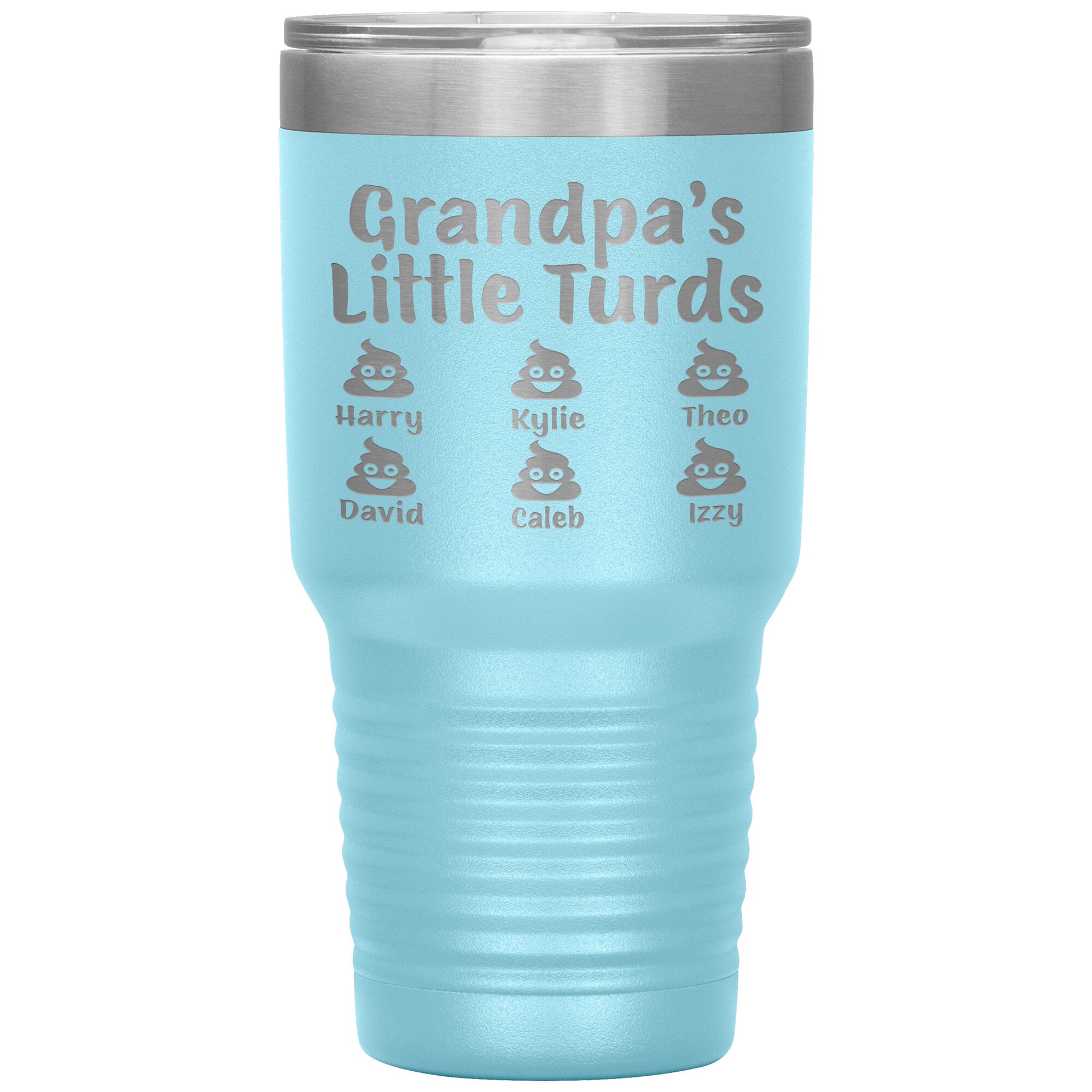 Grandpa's Little Turds Tumbler