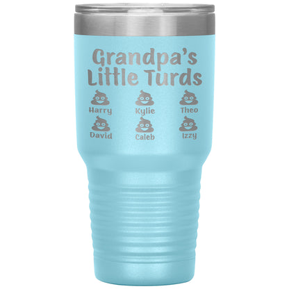 Grandpa's Little Turds Tumbler