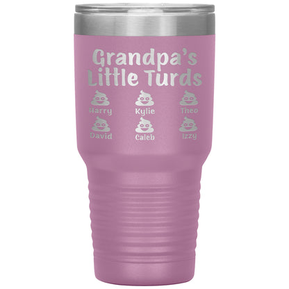 Grandpa's Little Turds Tumbler