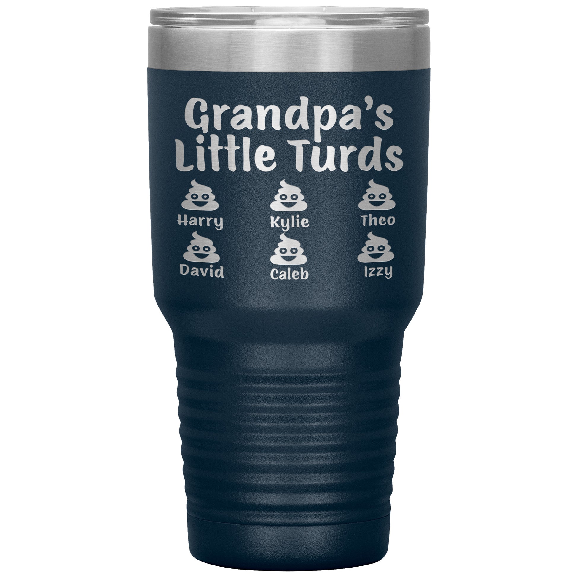 Grandpa's Little Turds Tumbler
