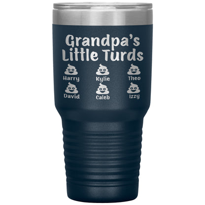 Grandpa's Little Turds Tumbler